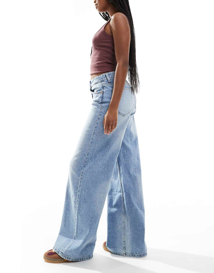 High Waisted Wide Leg Jeans