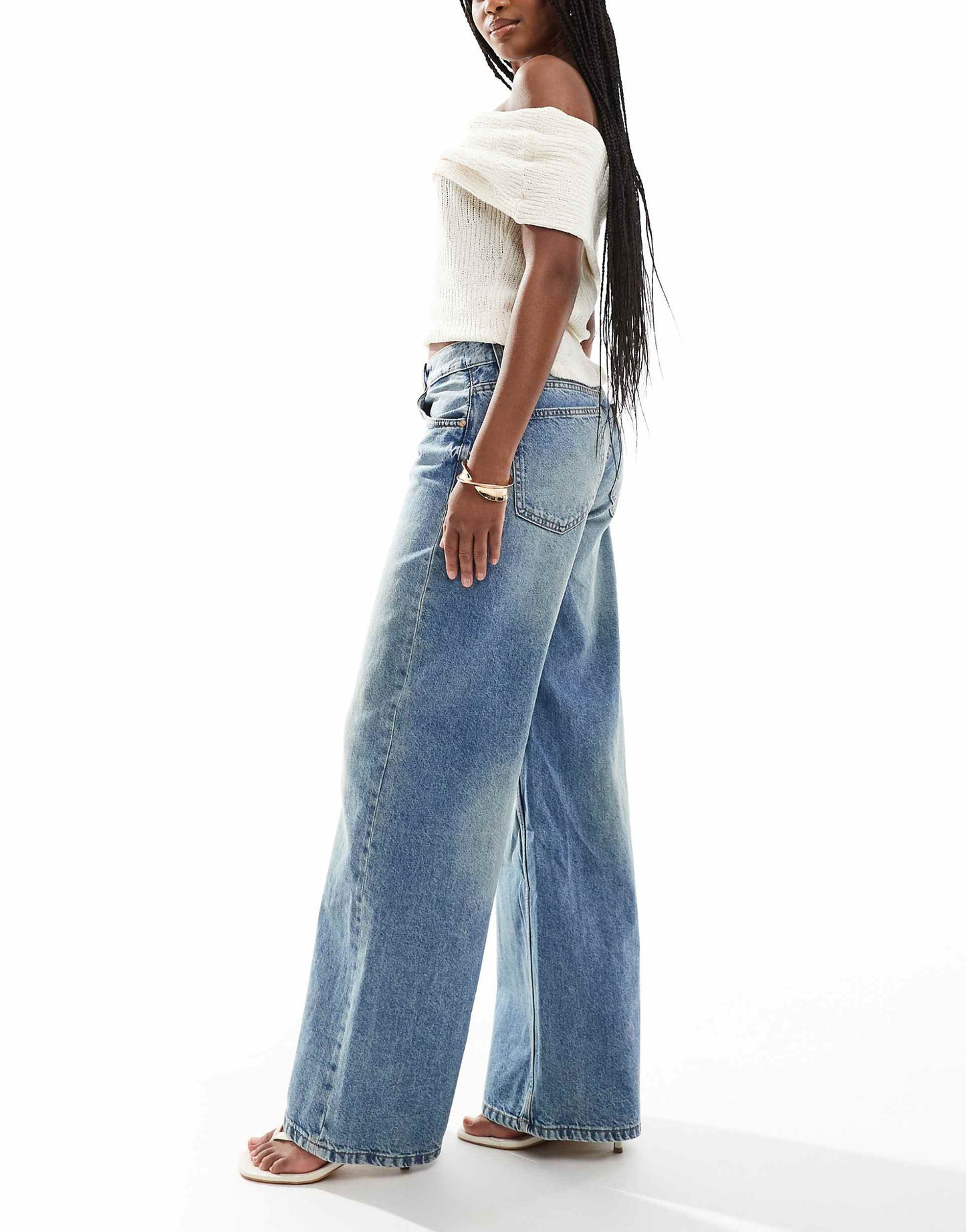 High Waisted Wide Leg Jeans
