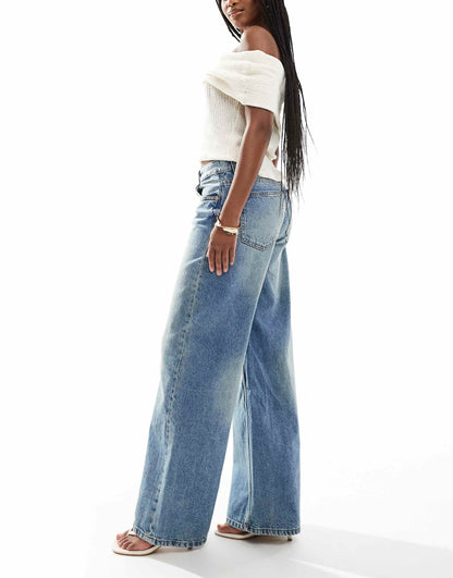High Waisted Wide Leg Jeans