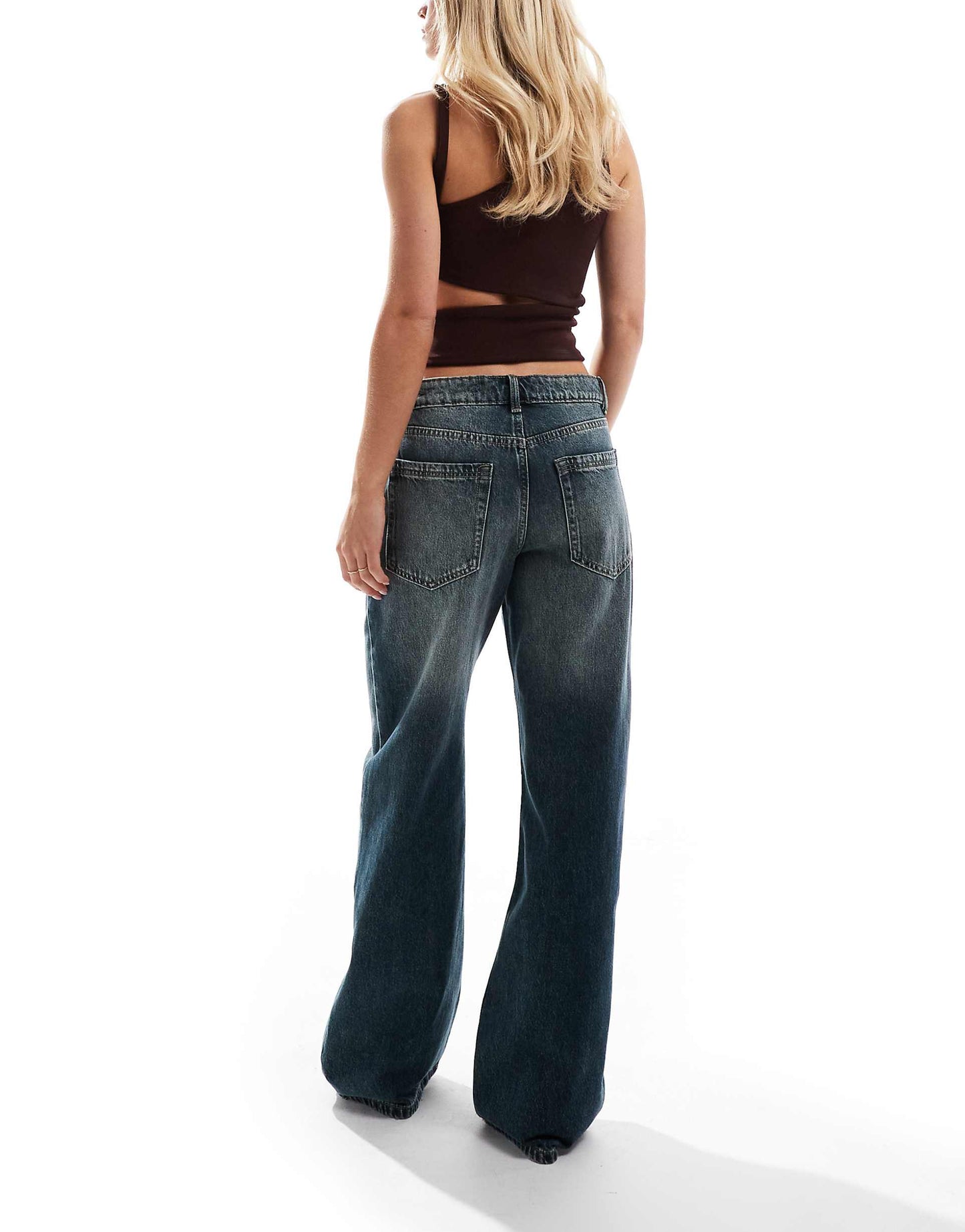 Petite Baggy Wide Leg Jeans