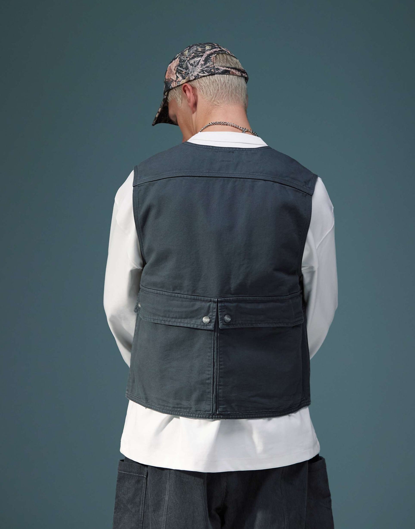 Unisex Utility Canvas Vest