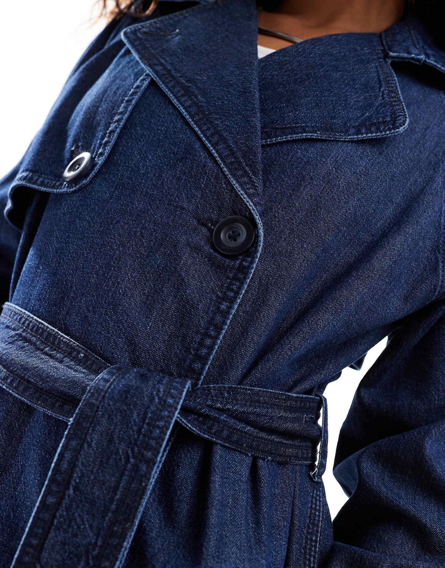 Denim Trench Coat
