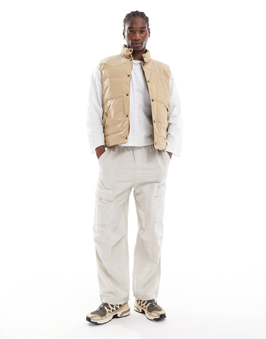 Reversible Western Puffer Vest