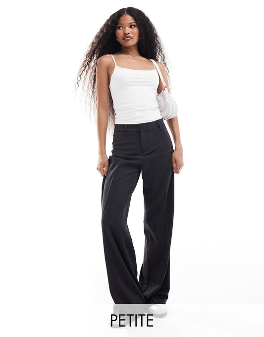 Petite Wide Leg Tailored Trouser