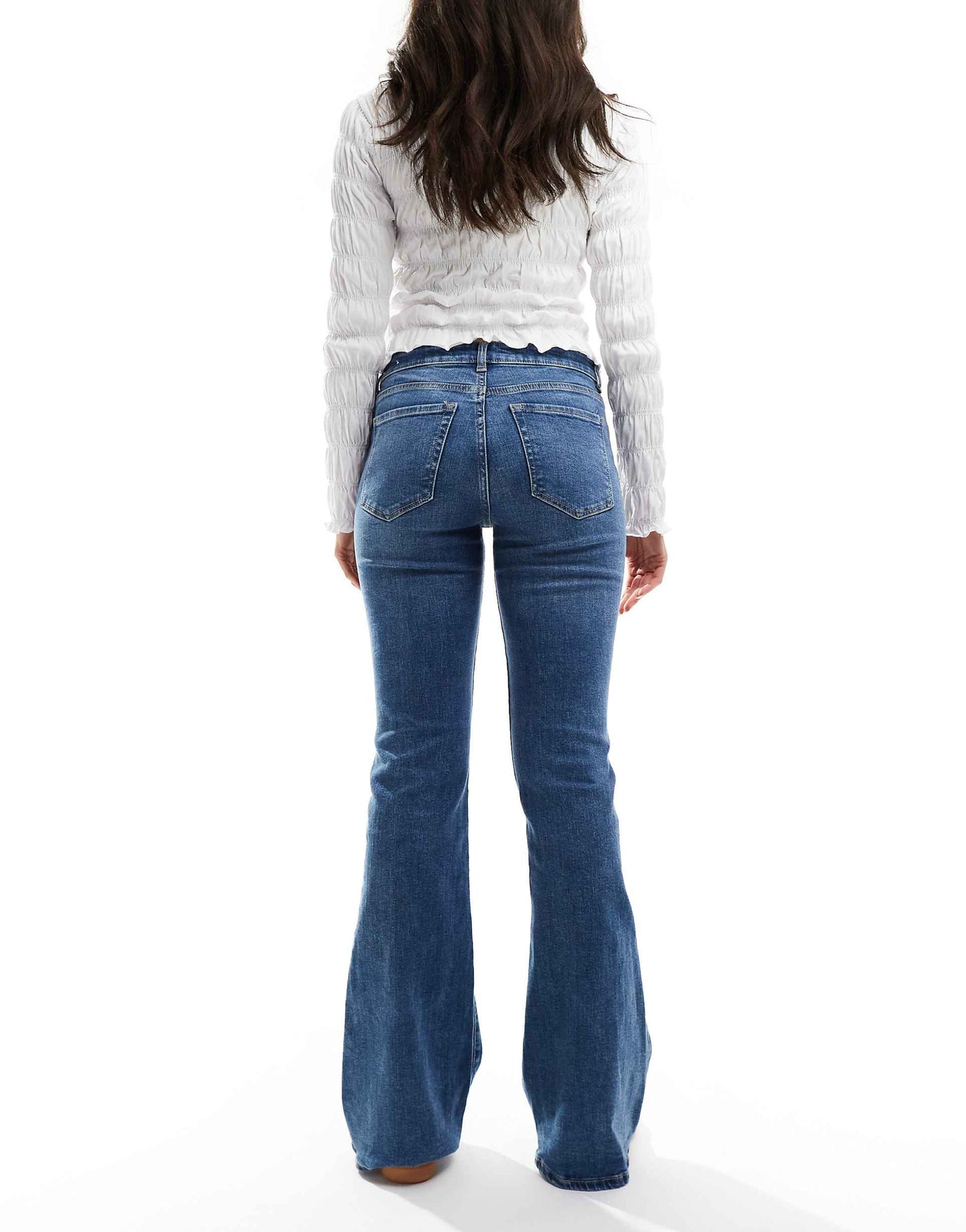 High Waisted Flared Jeans