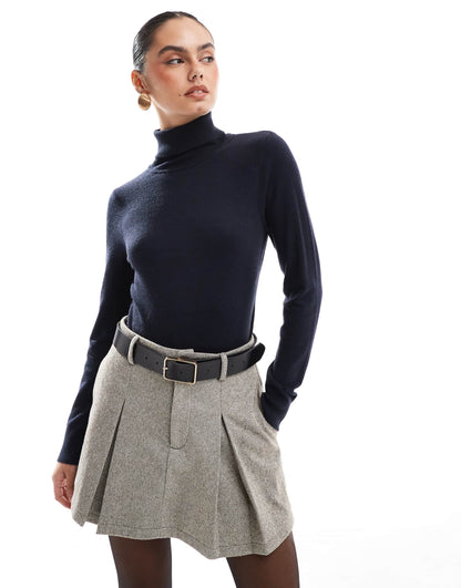 Super Soft Roll Neck Light Knit Jumper