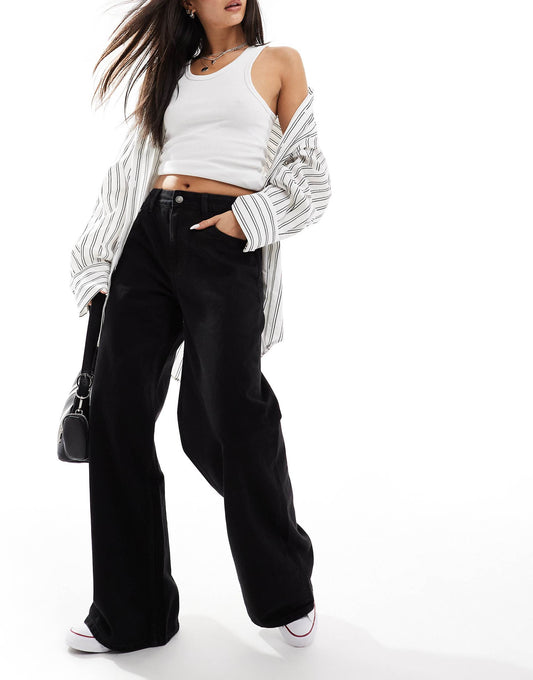 High Waisted Wide Leg Jeans