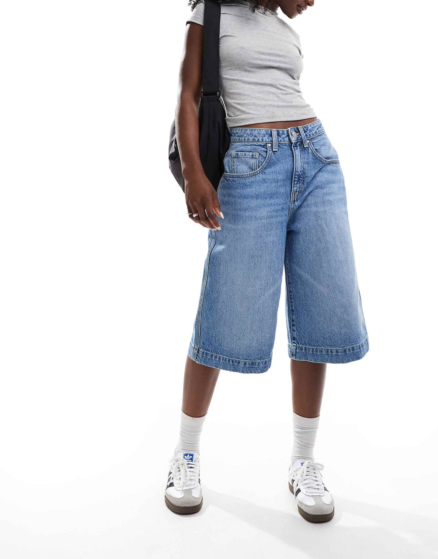 90 S Baggy Denim Jort