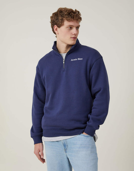 Graphic 1/4 Zip Fleece