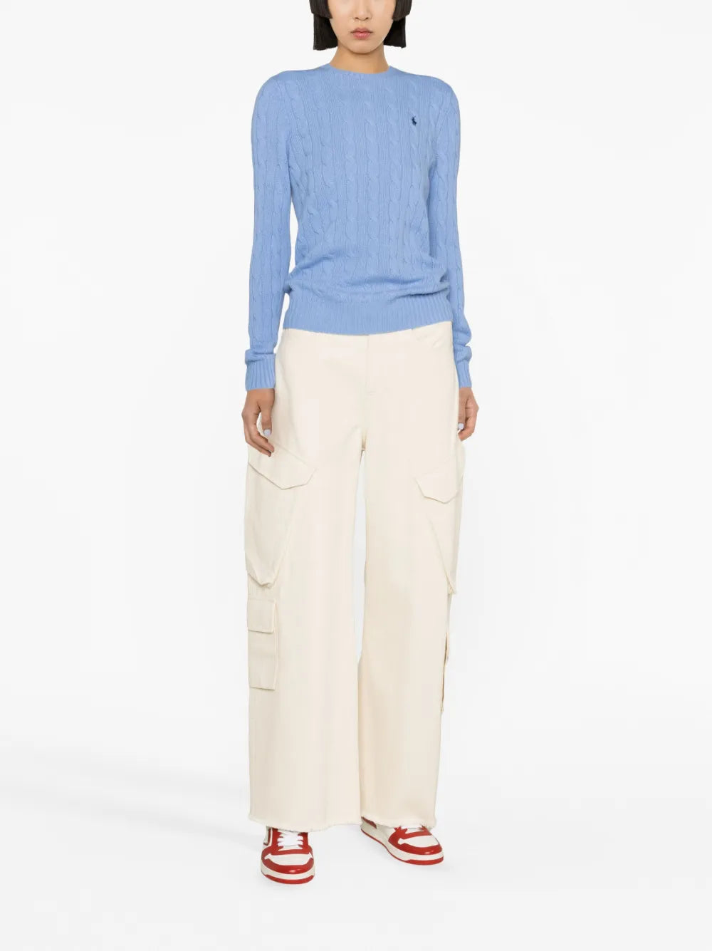 Polo Pony Cable-Knit Jumper