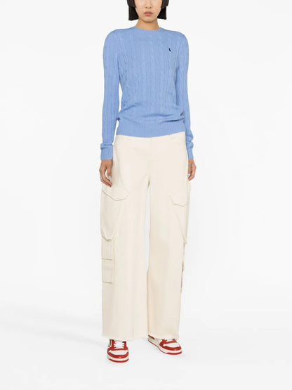 Polo Pony Cable-Knit Jumper
