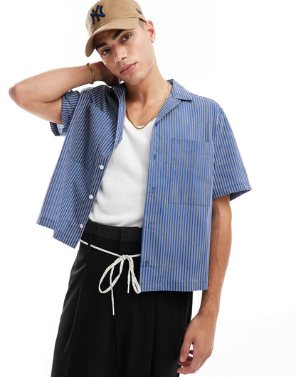 Relaxed Boxy Shirt With Front Pockets
