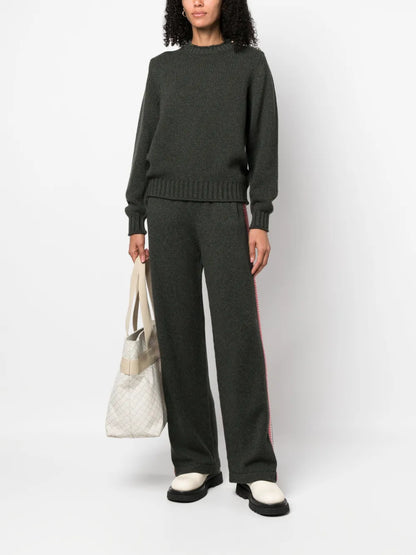 Button-Detail Cashmere Jumper