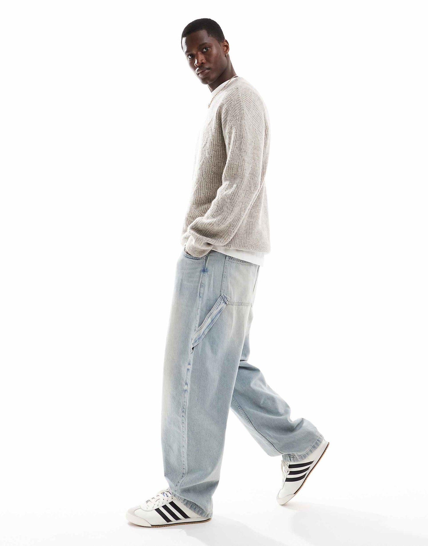 Textured Crew Jumper