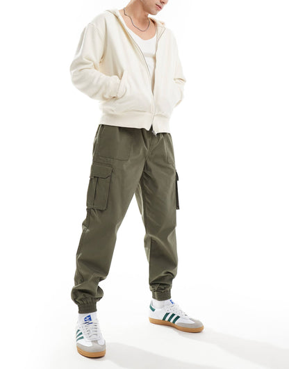 Cuffed Ripstop Cargo Trousers