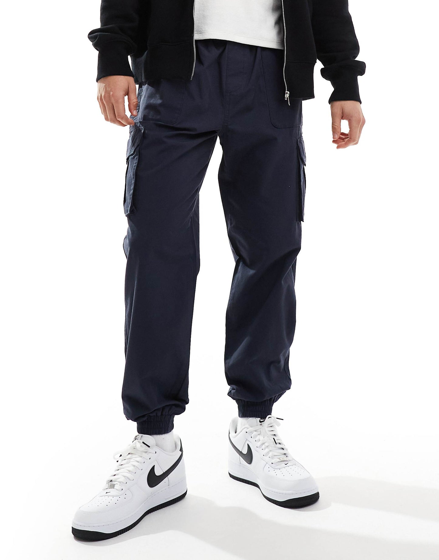 Cuffed Ripstop Cargo Trousers