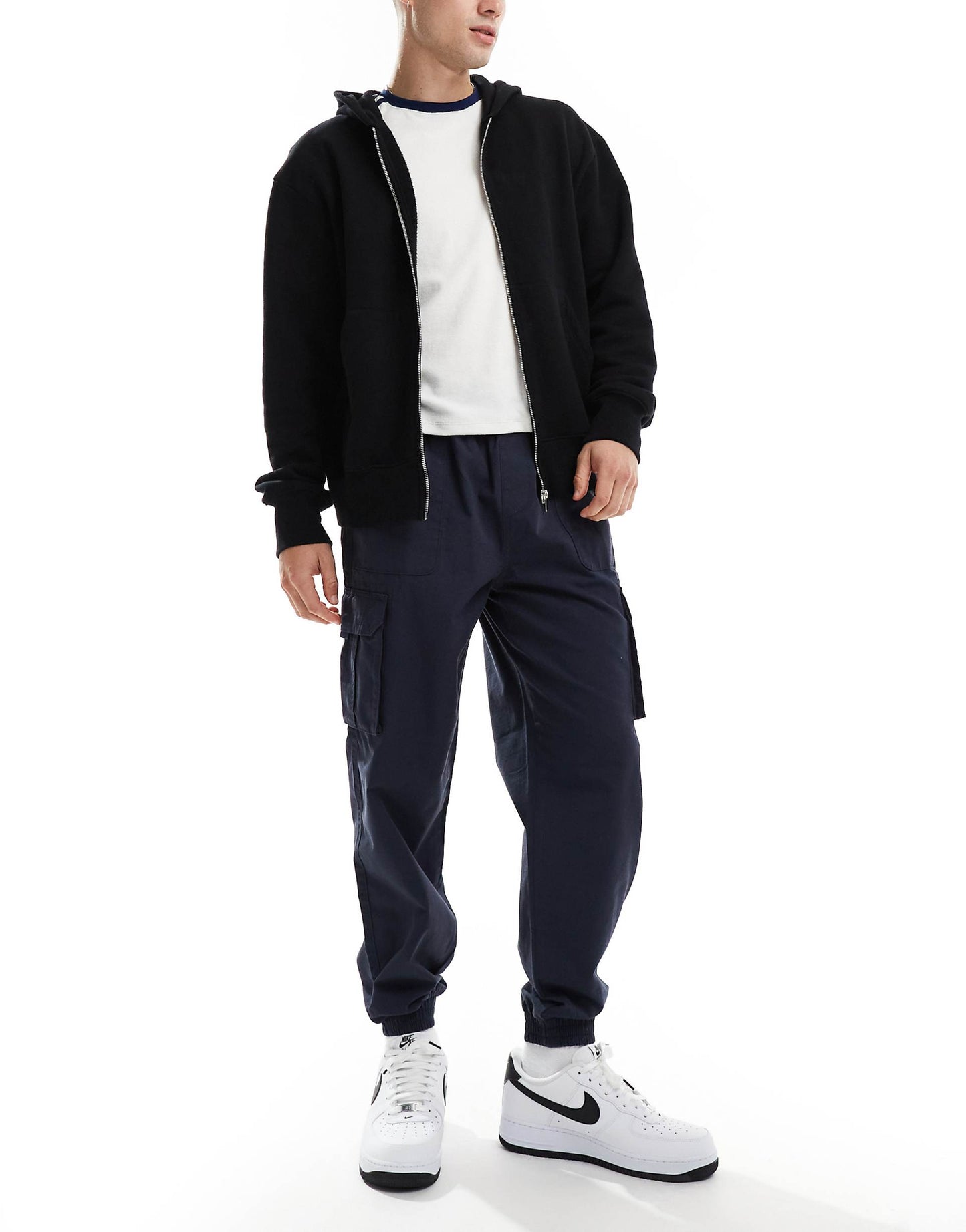 Cuffed Ripstop Cargo Trousers