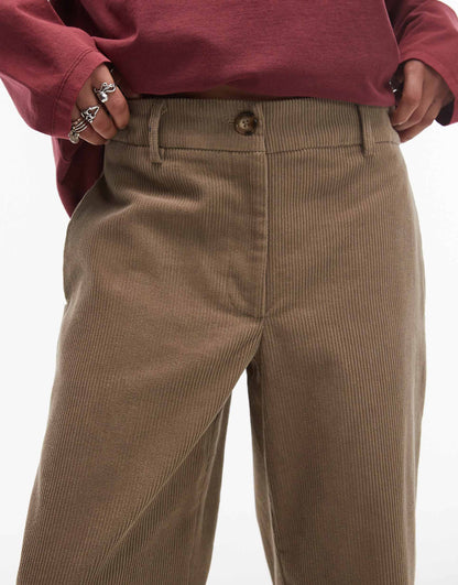 Cord Low Slung Trouser