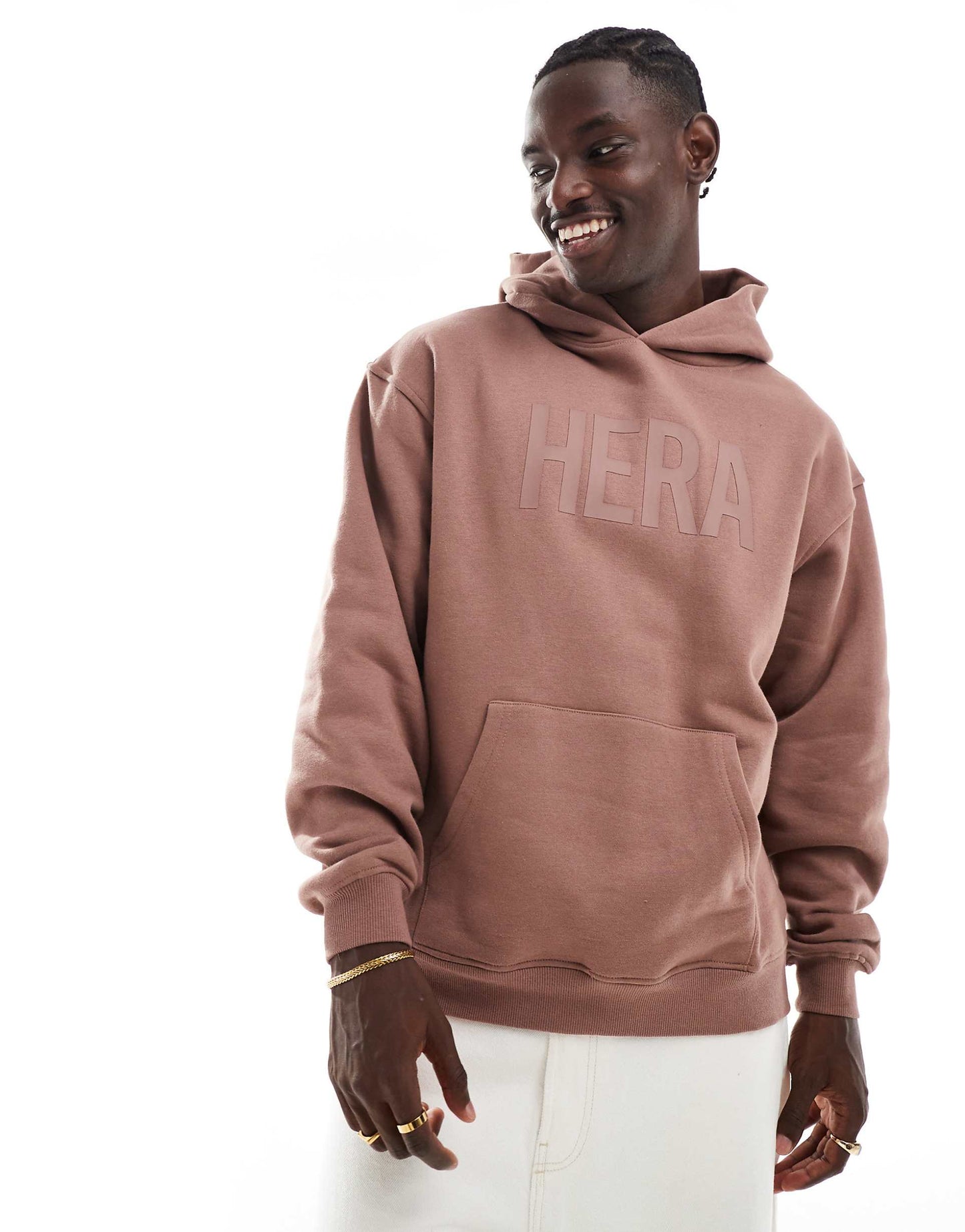 Label Oversized Hoodie