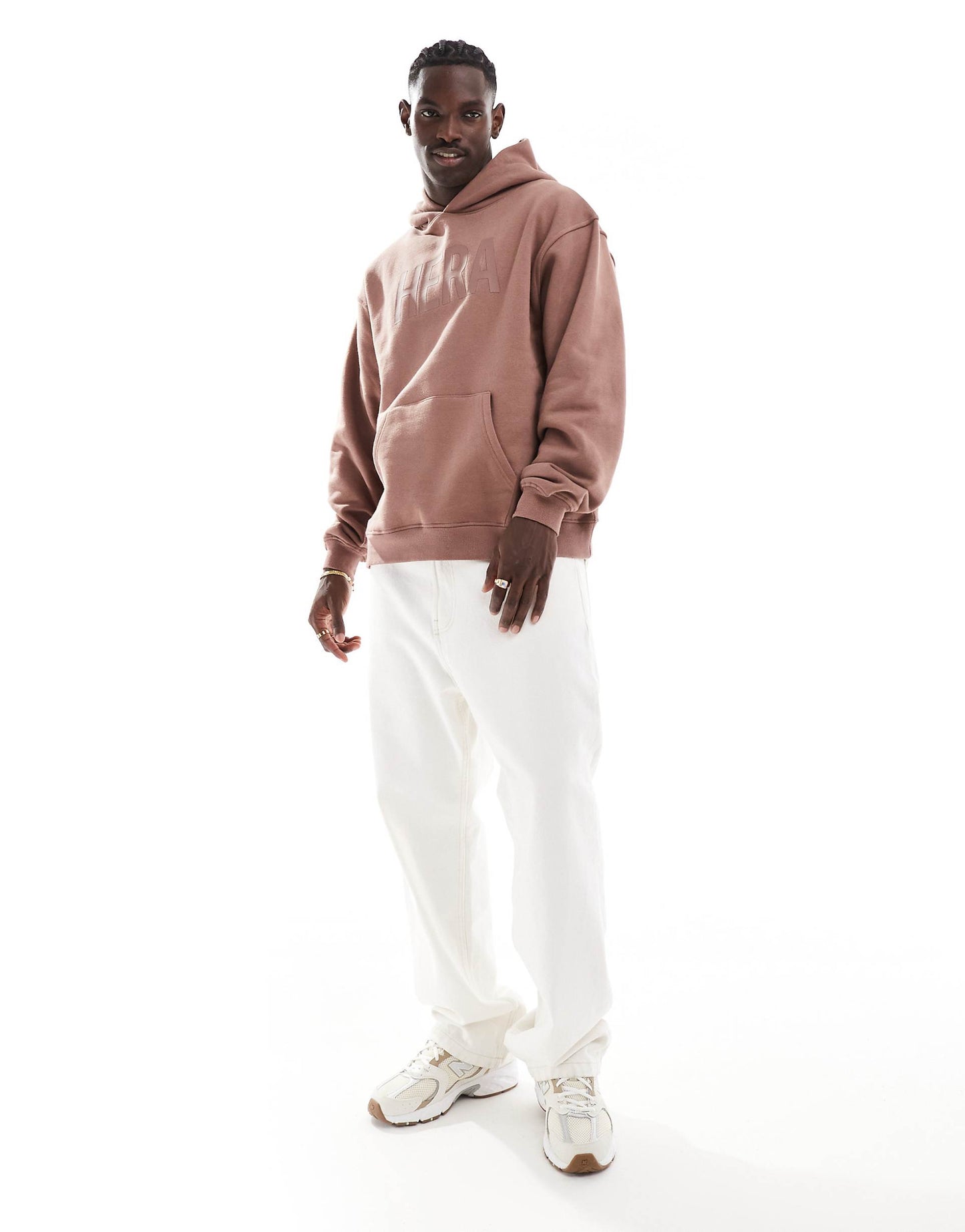 Label Oversized Hoodie