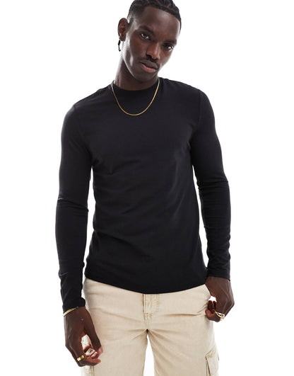 Luxe Regular Fit Long Sleeve Tshirt