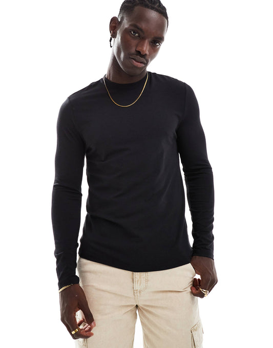Luxe Regular Fit Long Sleeve Tshirt