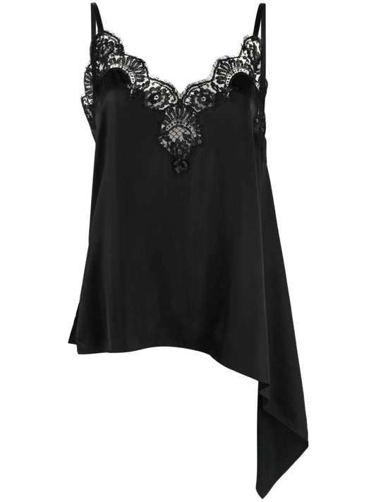 Chantilly-Lace Asymmetric Top