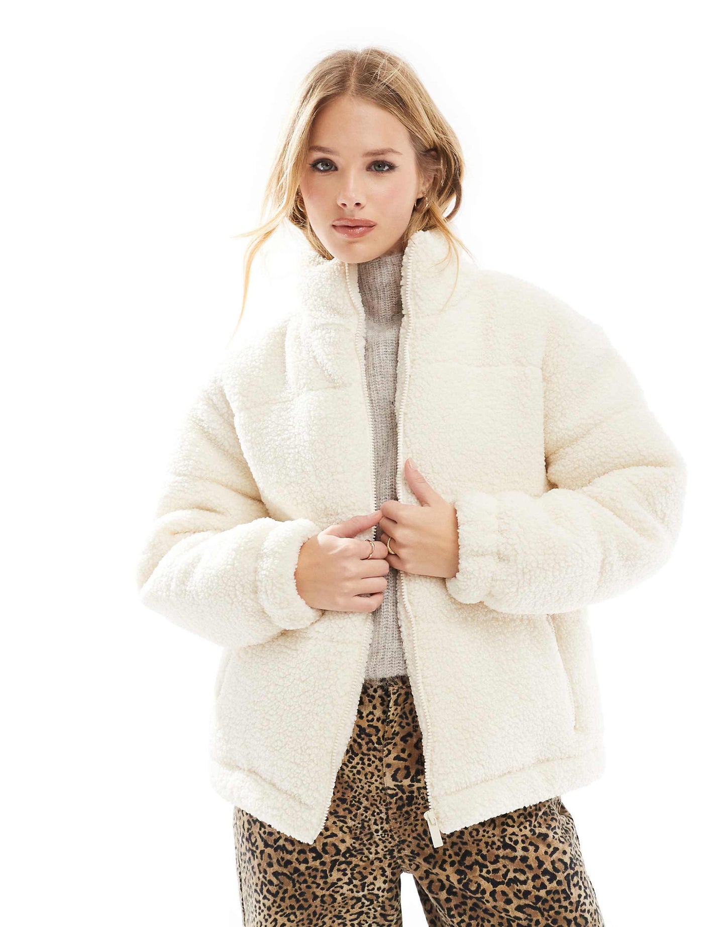 Teddy Puffer Jacket