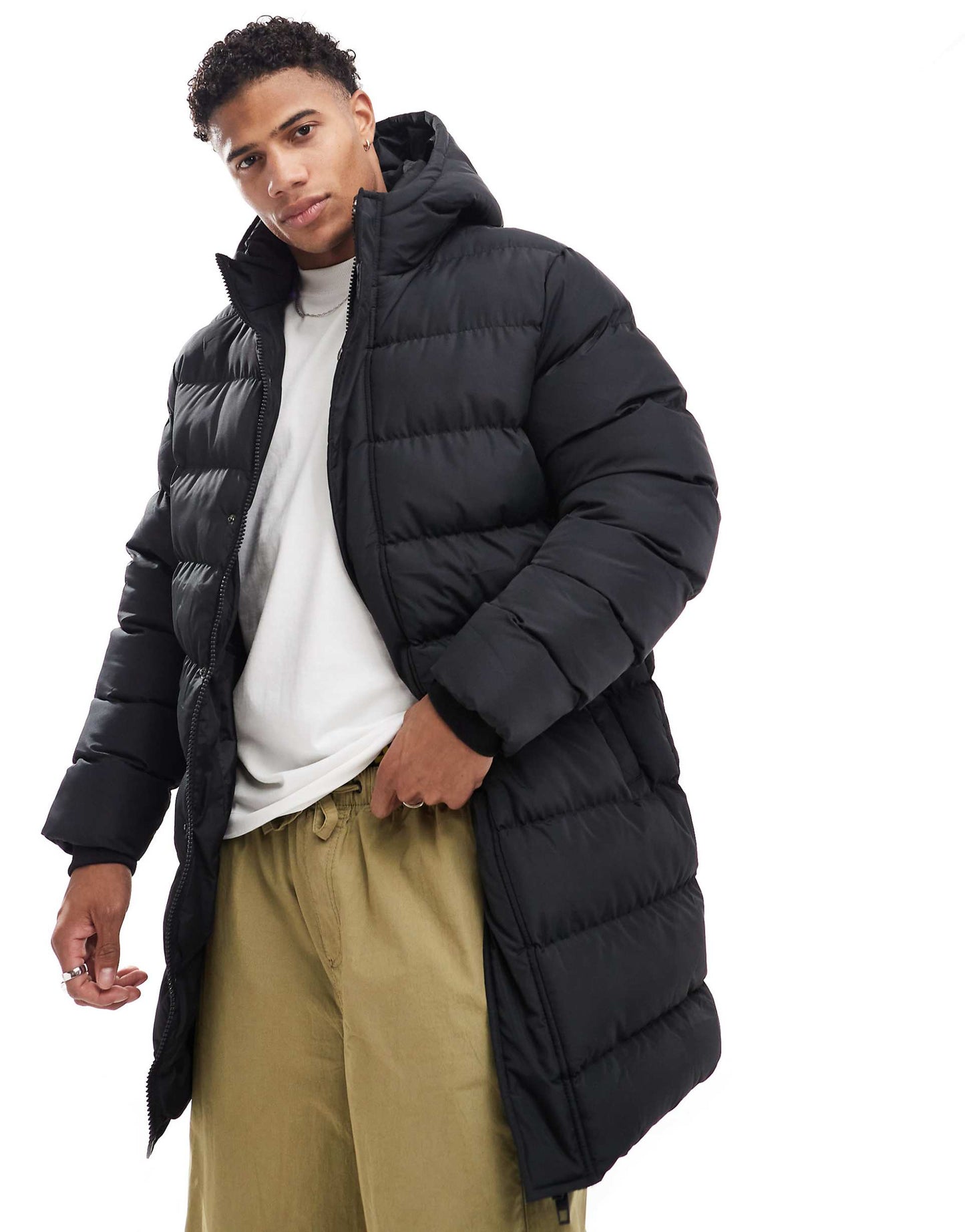 Longline Puffer Jacket