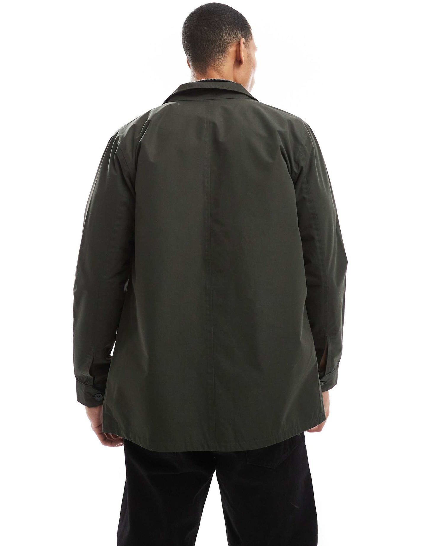 Lined Utility Jacket With Hood
