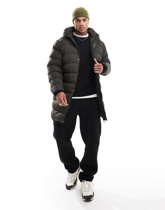Longline Puffer Jacket