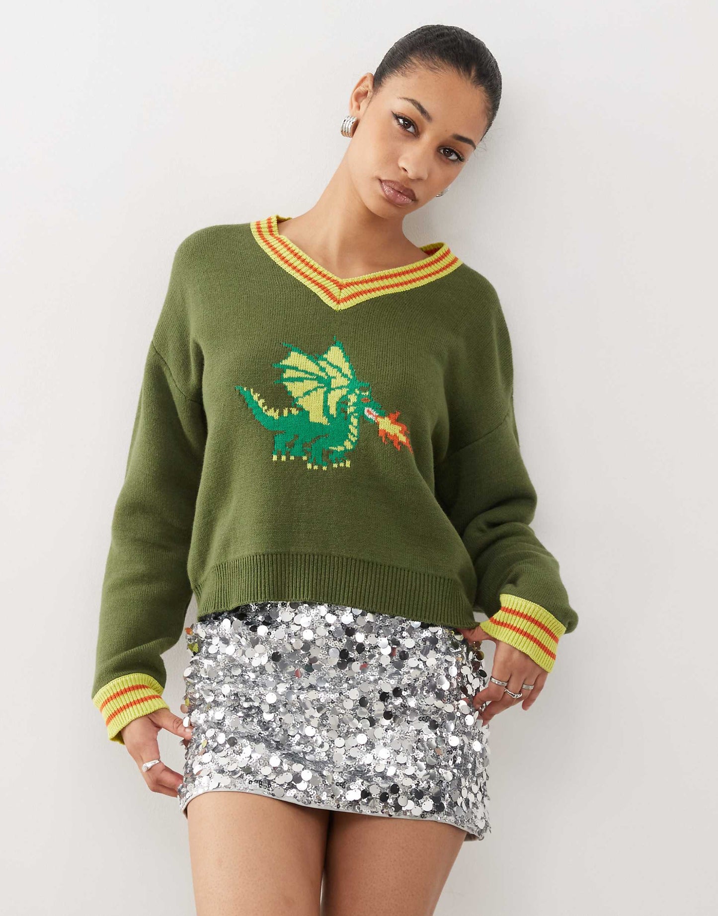 Dragon Intarsia Jumper