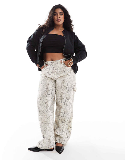 Oversized Jersey Bomber Jacket