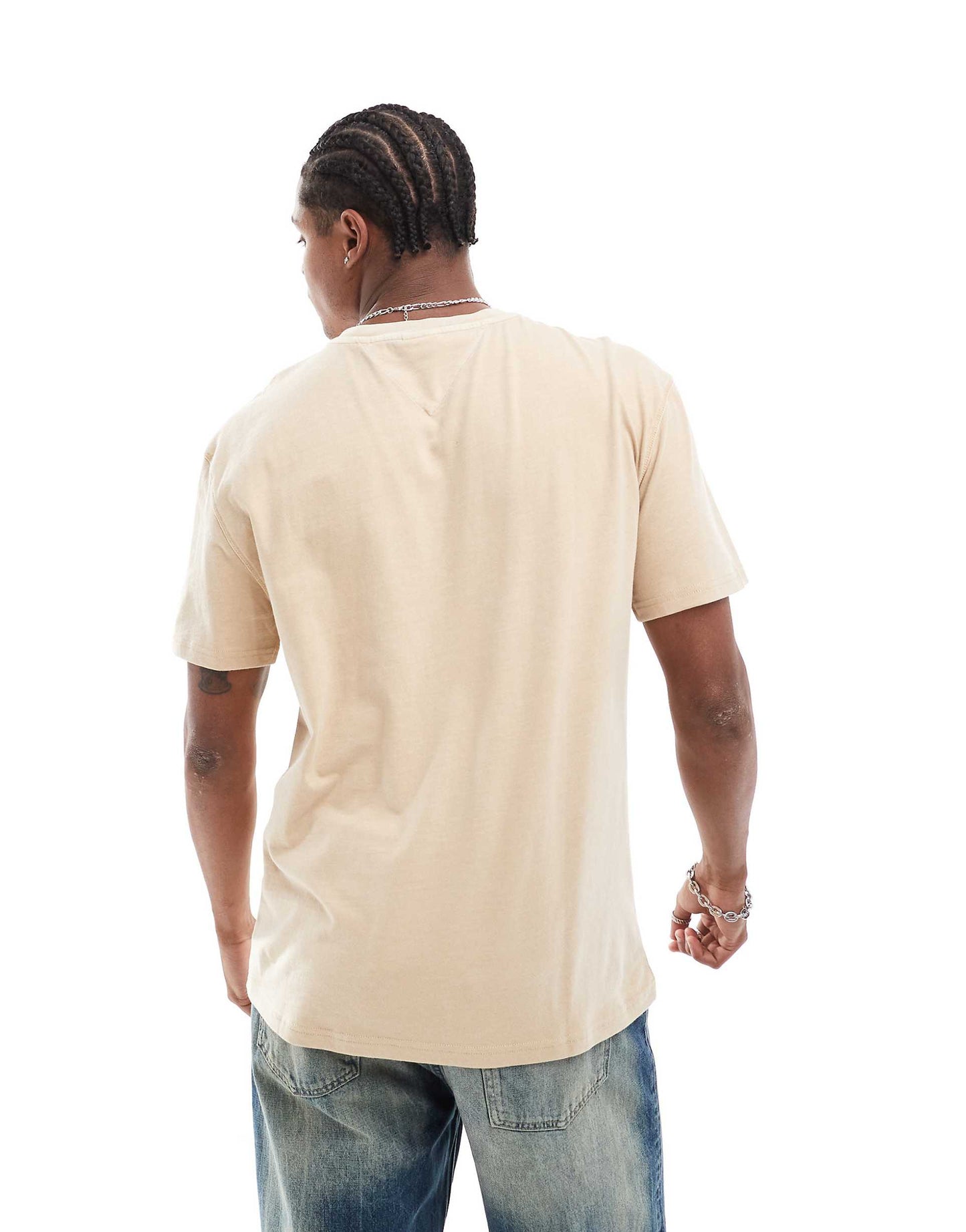 Garment Dyed Logo Embroidery T-Shirt