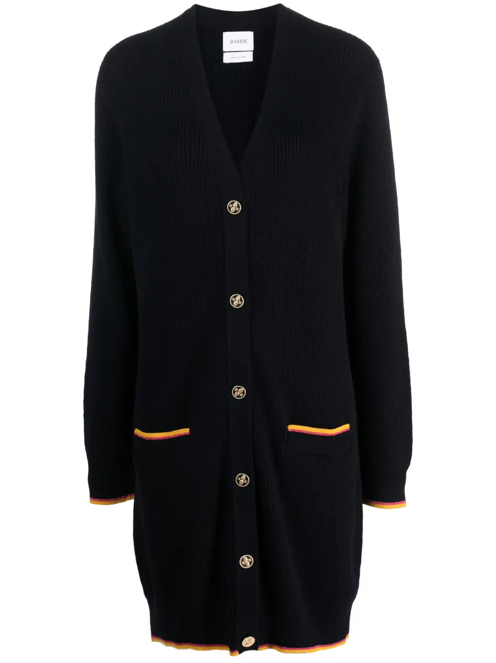 Button-Up Cashmere Cardi-Coat