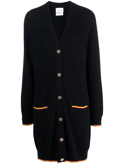 Button-Up Cashmere Cardi-Coat