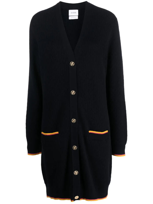 Button-Up Cashmere Cardi-Coat