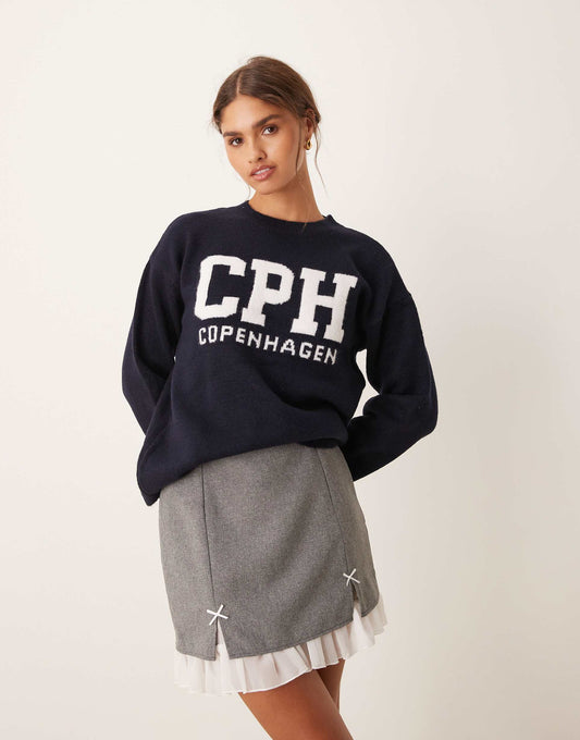 Copenhagen Slogan Jumper
