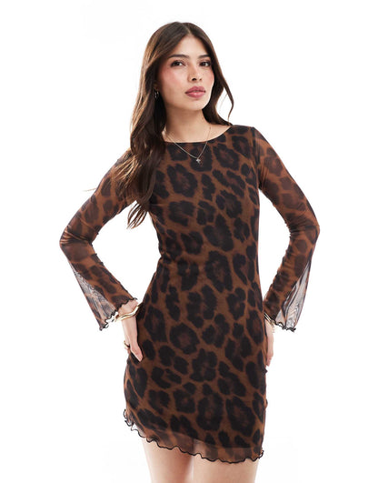 Mesh Mini Dress