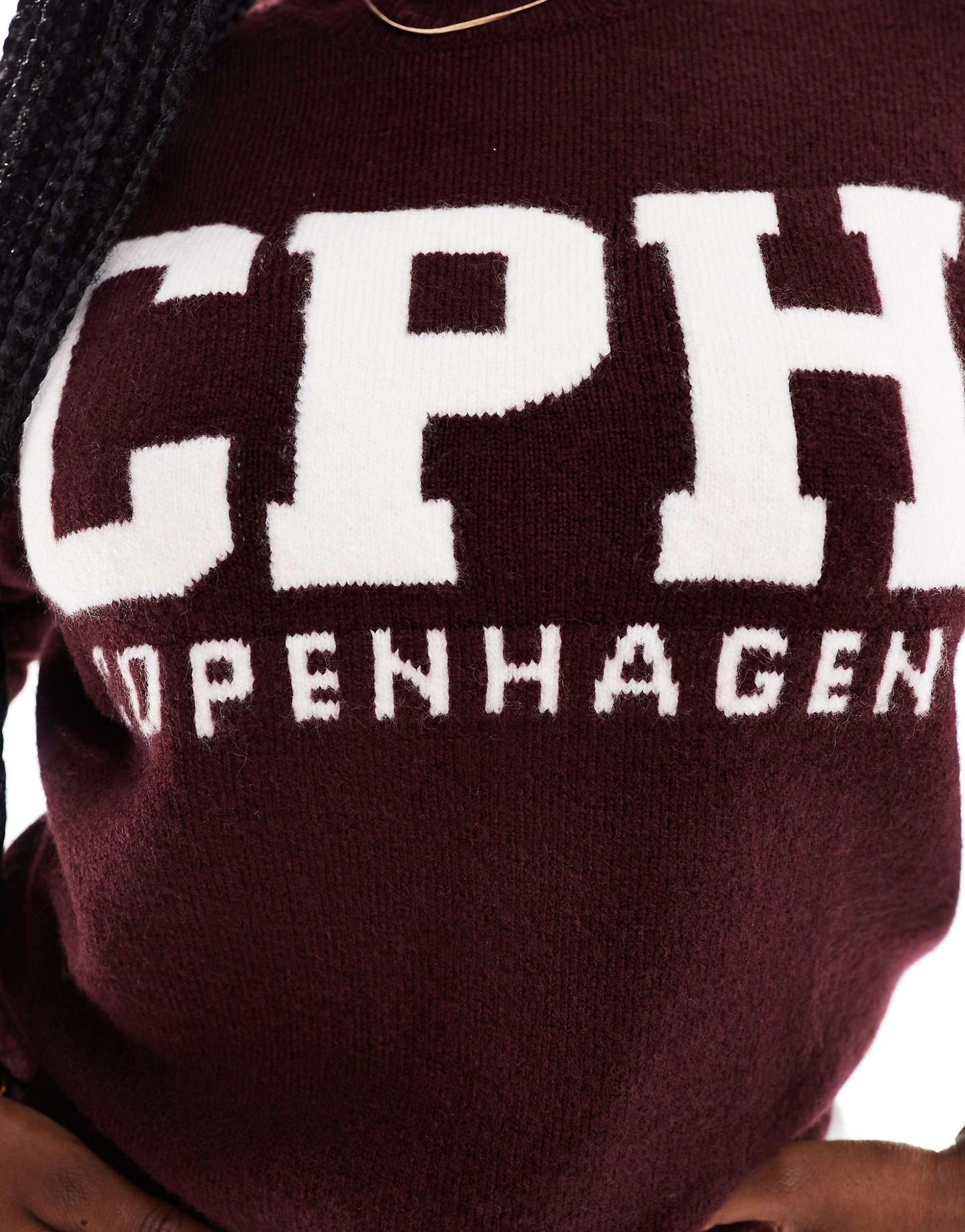 Curve Copenhagen Slogan Jumper