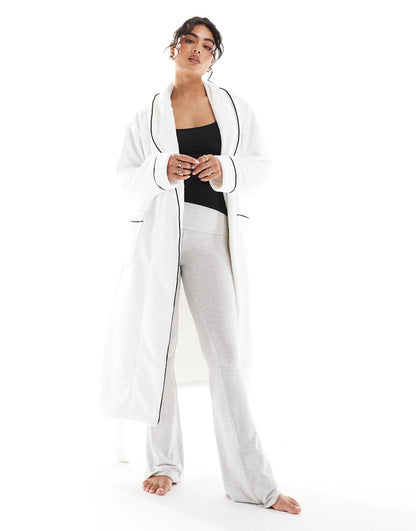 Premium Super Soft Fleece Midi Robe