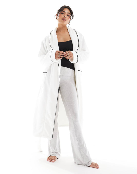 Premium Super Soft Fleece Midi Robe