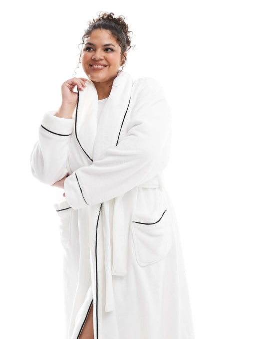 Curve Premium Super Soft Fleece Midi Robe