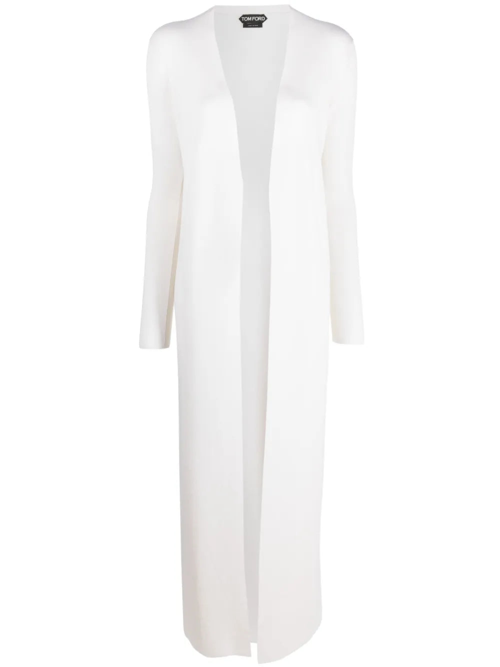 Long-Length Knitted Cardigan