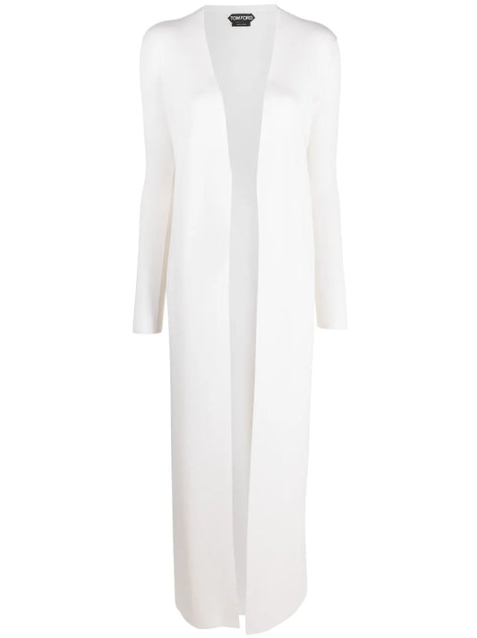 Long-Length Knitted Cardigan