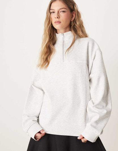 Half Zip Sweatshirt