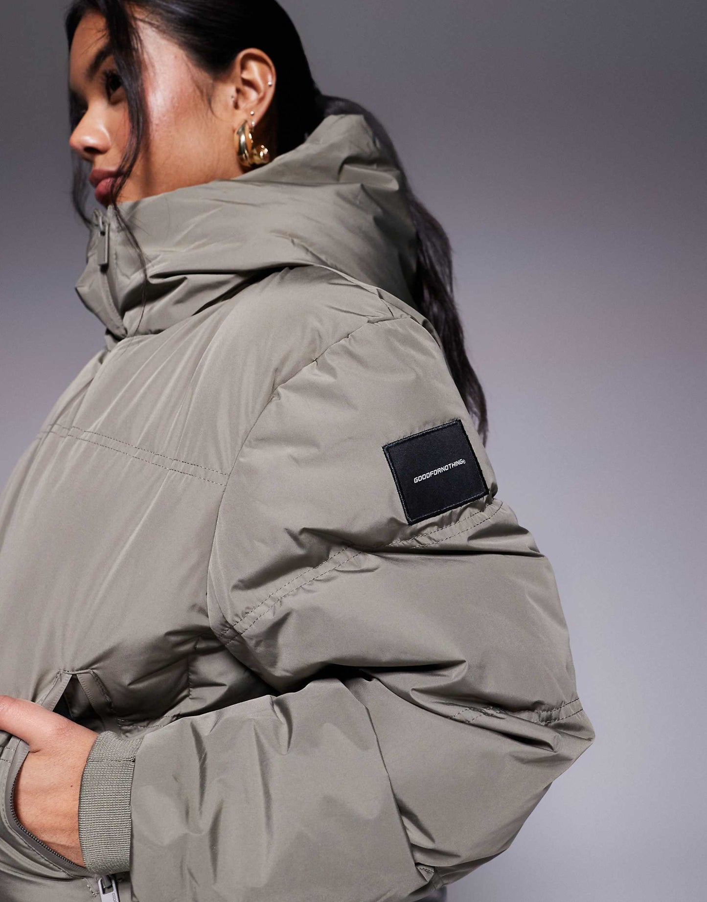 High Neck Puffer Jacket