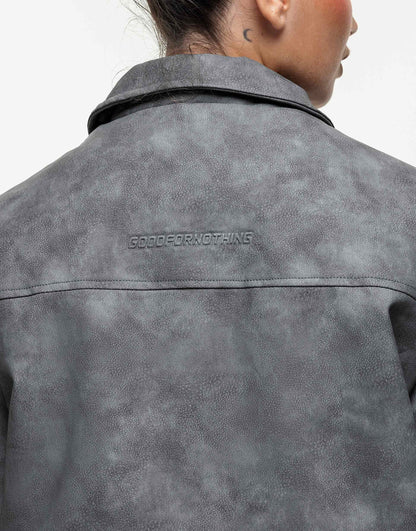Faux Leather Jacket
