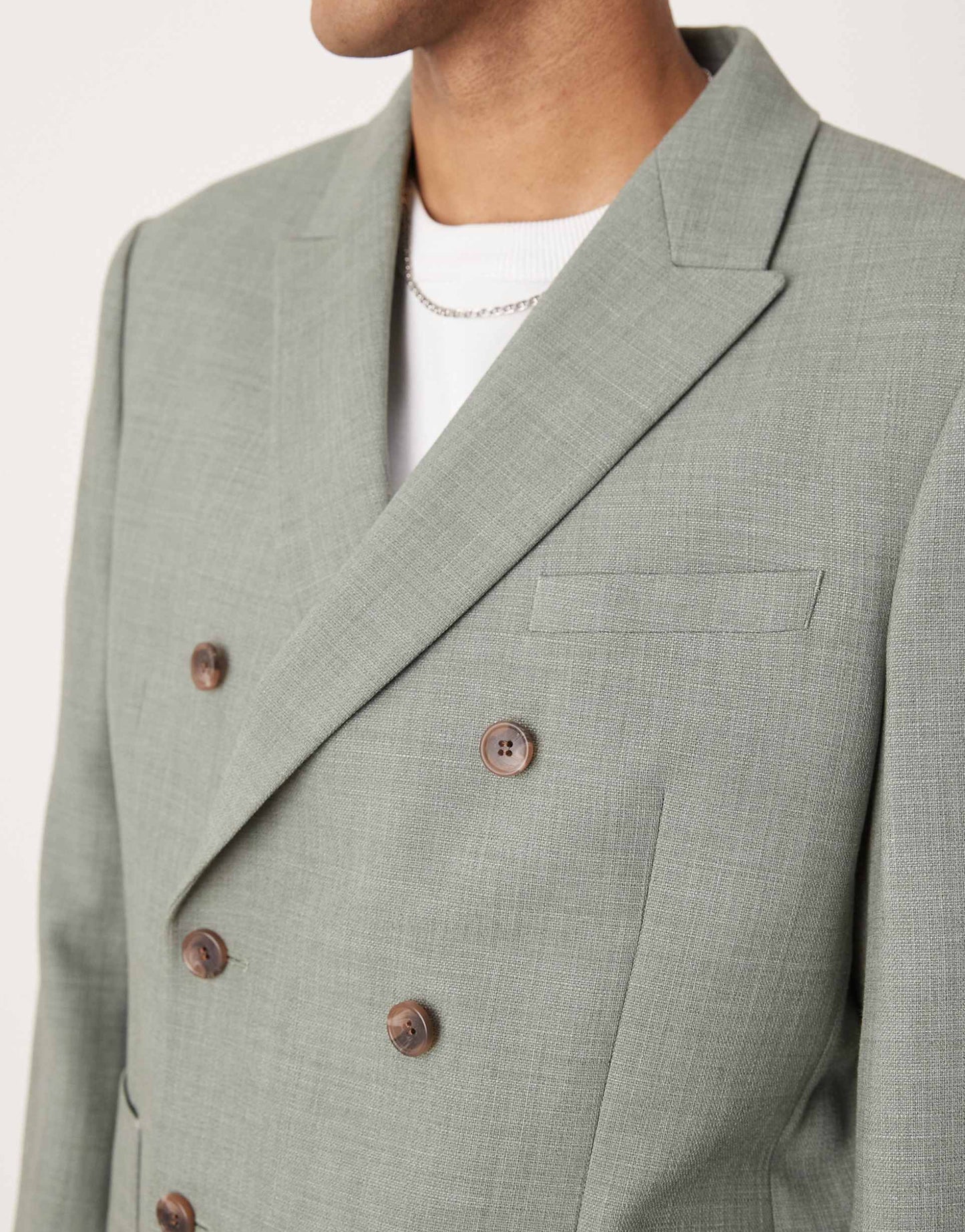 Double Breasted Regular Suit Jacket