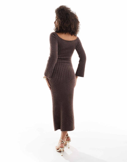 Knit Midaxi Dress